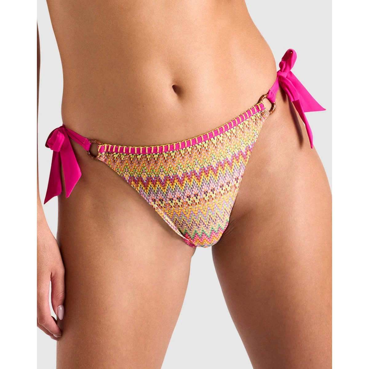 Lonoak Sima High Leg Tie Side Bikini Bottom