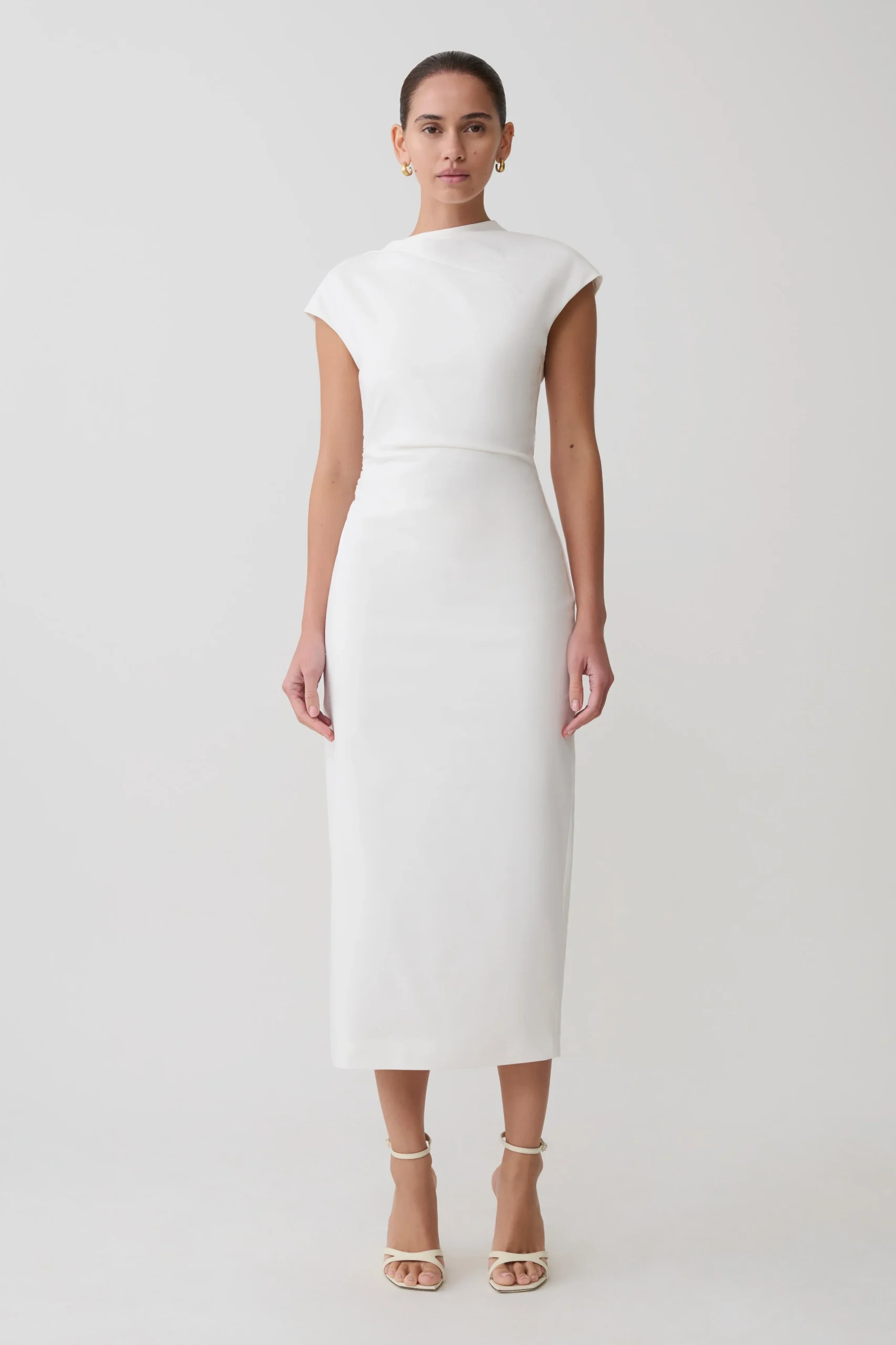 LorenaFINAL SALECotton Midi Dress - White