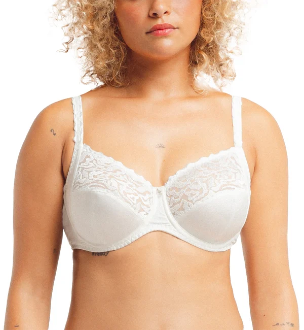 Louisa Bracq Electric Waves Full Cup Underwire Bra (49401) - Pearl