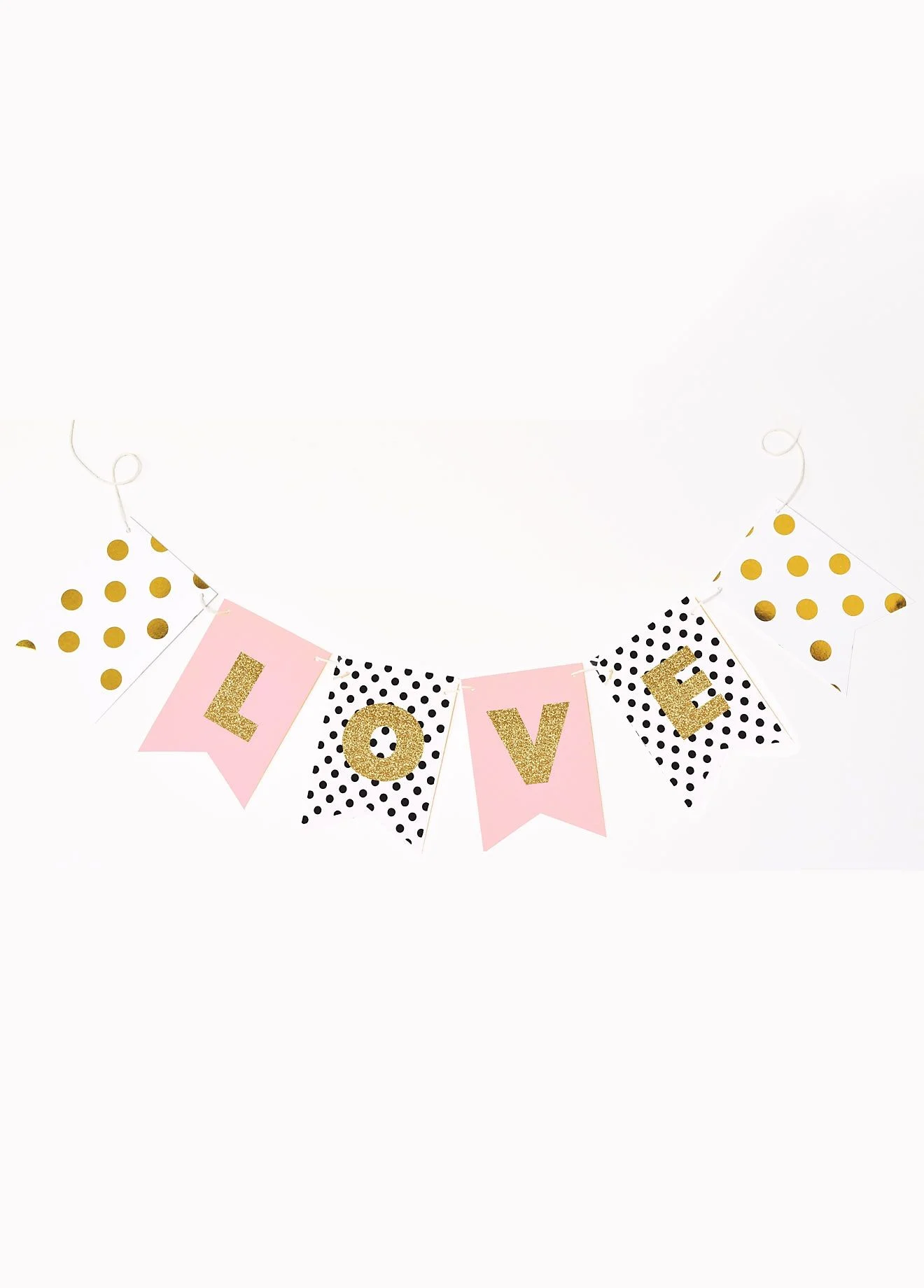 Love Glitter Banner