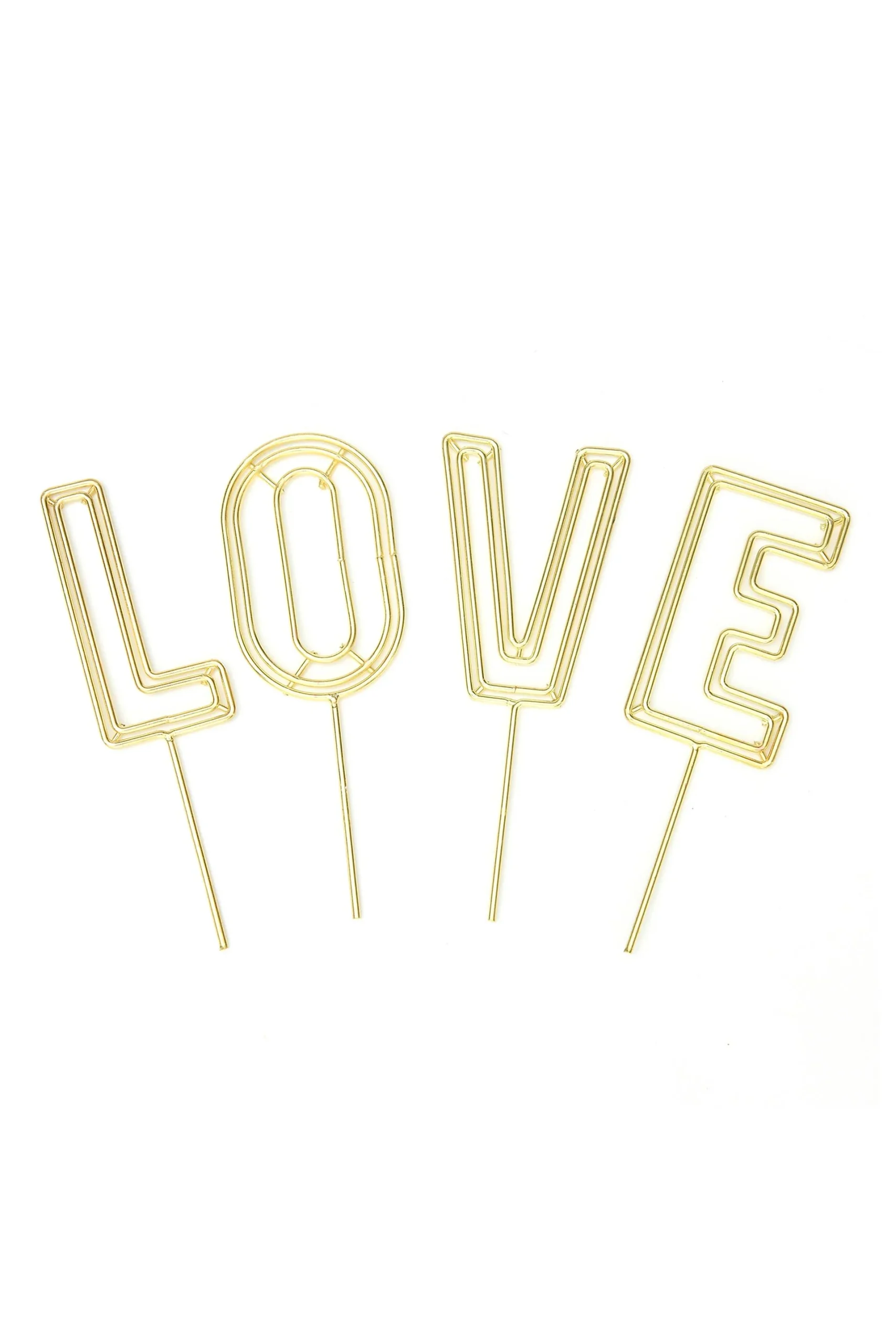 Love Wire Cake Topper Set