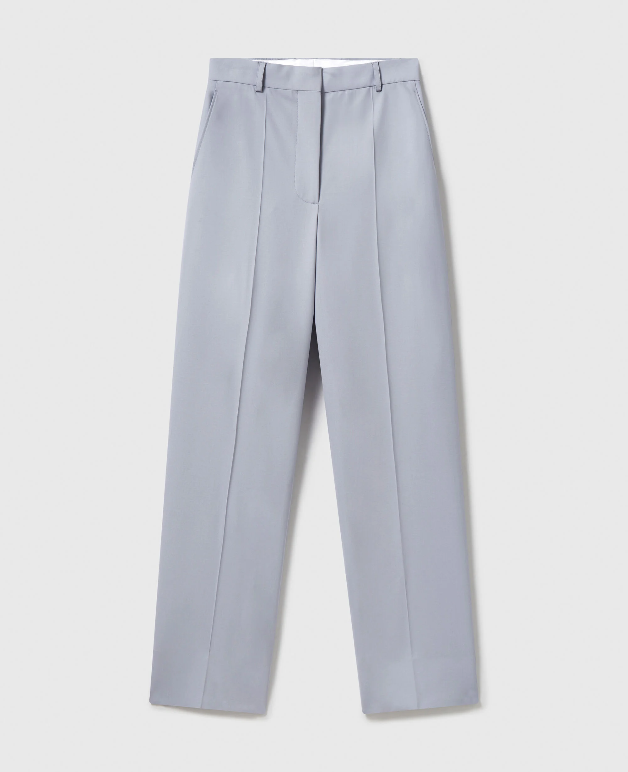 Low-Rise Straight-Leg Trousers