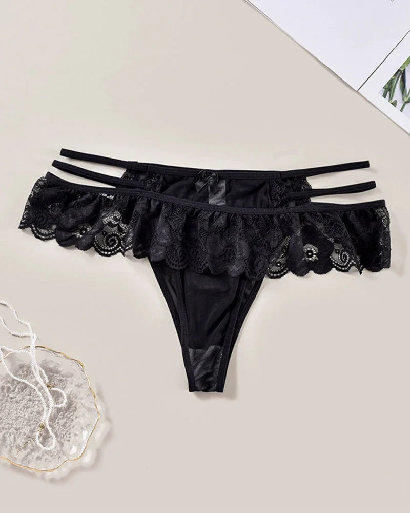 Low Waist Triangle LacePanties