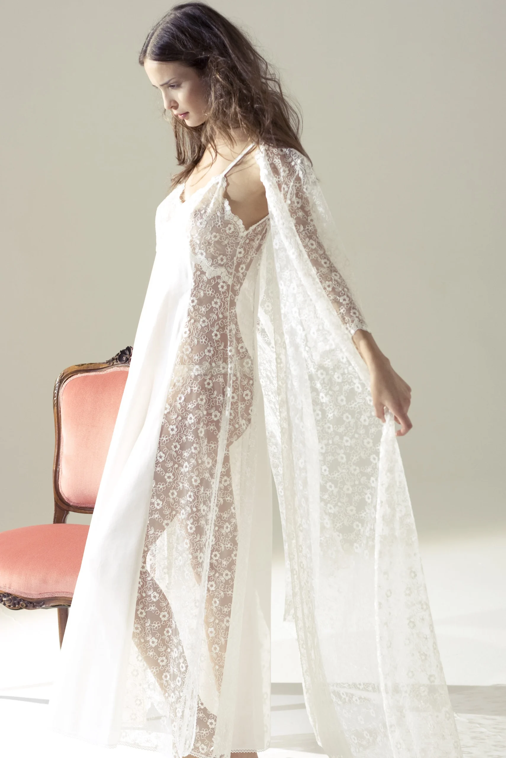 Luna - Cotton Nightgown & Robe