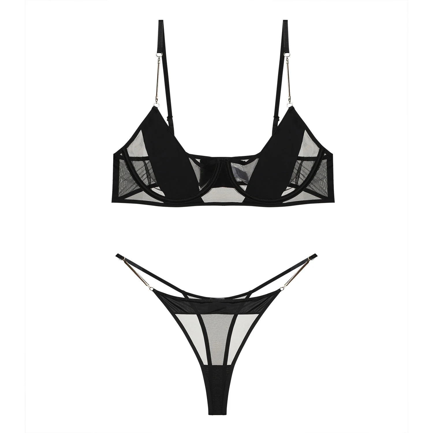 Luxe Obsidian Lingerie Set