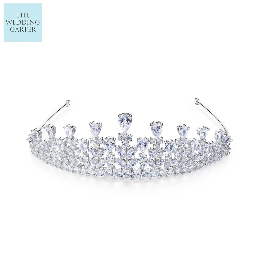 Luxury Cubic Zirconia Bridal Tiara Australia