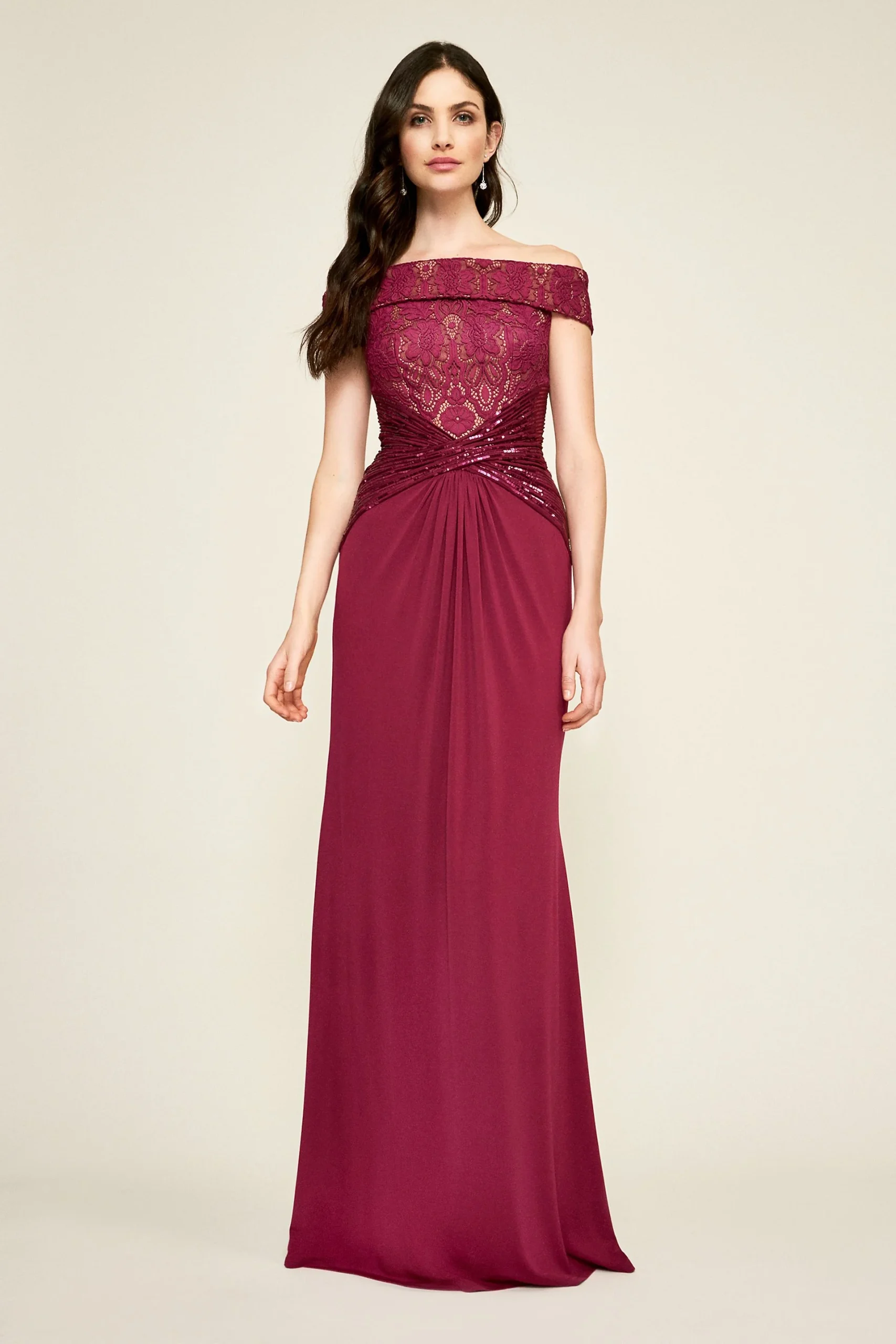 Lyric Off-The-Shoulder Gown