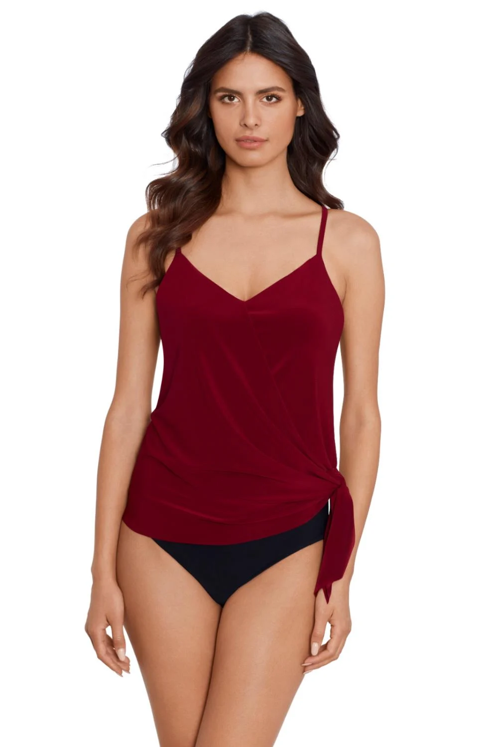 Magicsuit Solids Alex Tankini, Merlot (6006040)