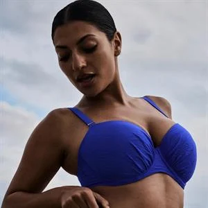 Mantas Padded Balcony Bikini Top