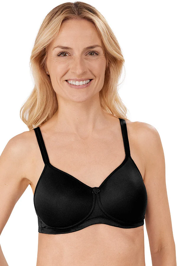 Mara Padded Soft Cup Bra - Black