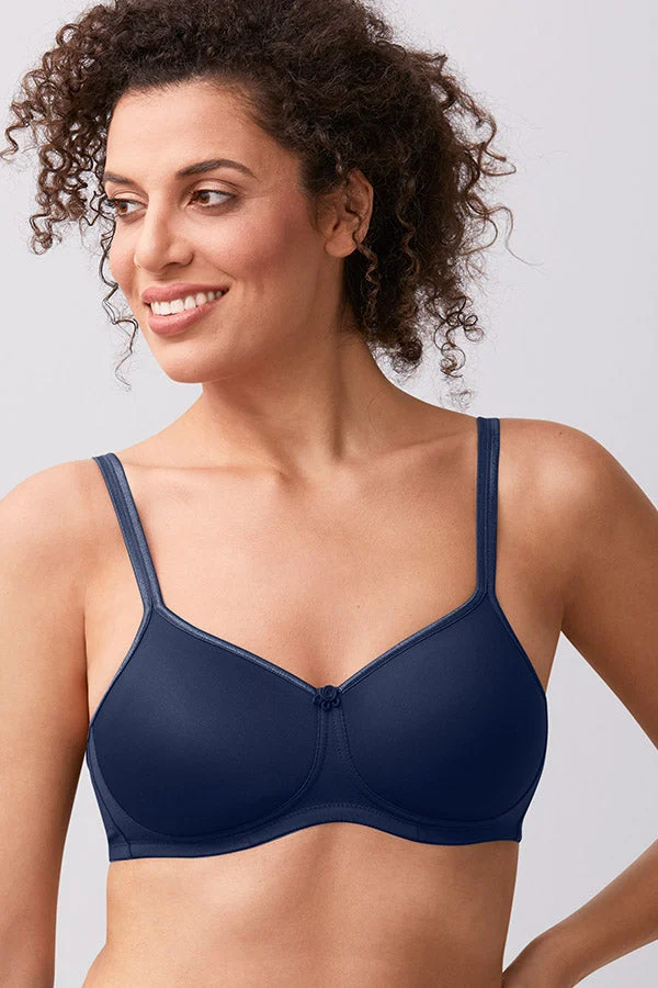 Mara Padded Soft Cup Bra -Dark Blue