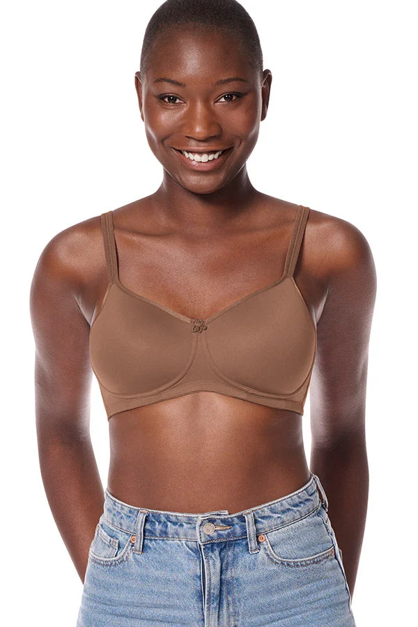 Mara Padded Soft Cup Bra - Mocha