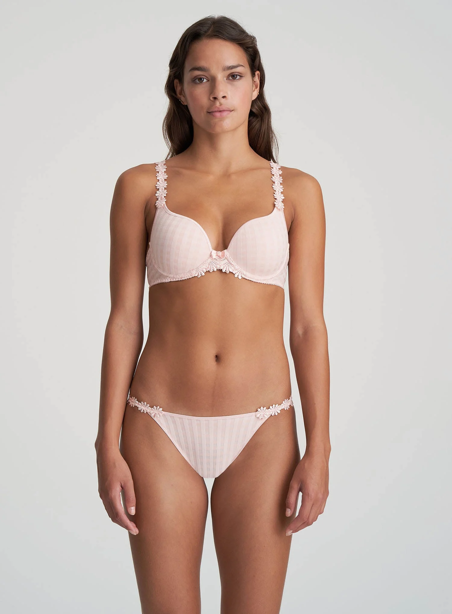 Marie Jo: Avero Padded Heart Shape Bra Pearl Pink
