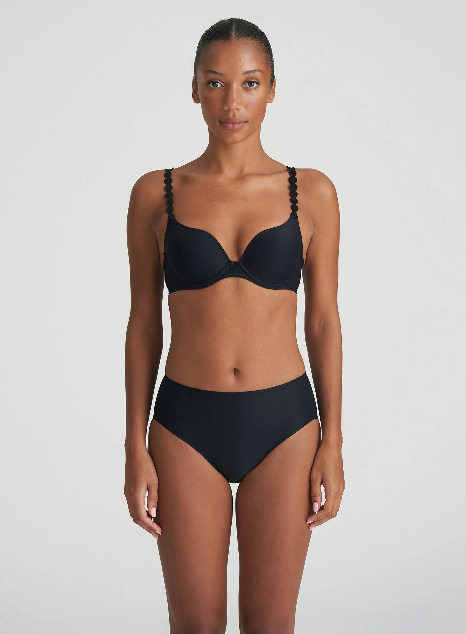 Marie Jo: Tom Padded Heart Shape Bra Charcoal