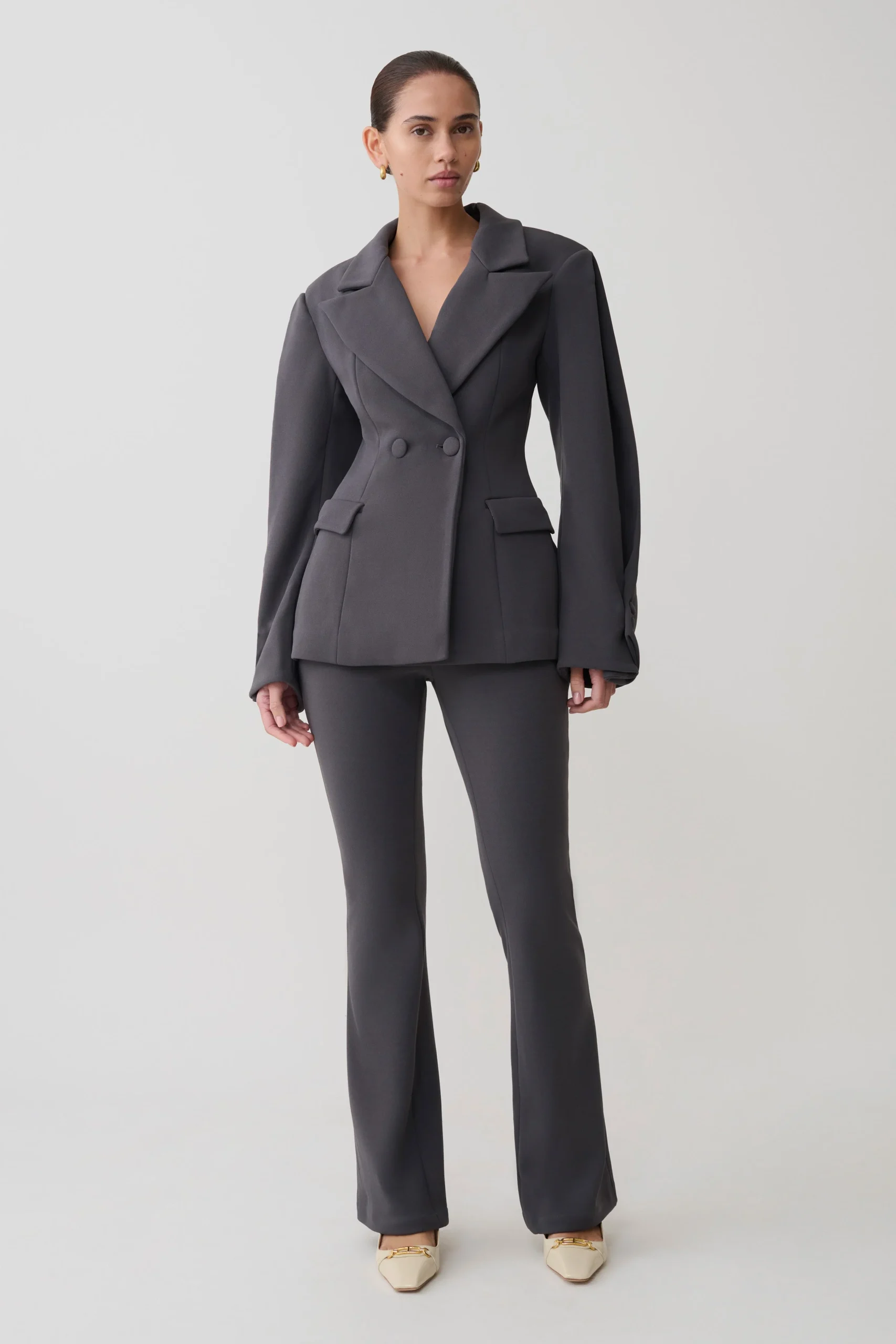MarionFit And Flare Pant - Charcoal Shadow