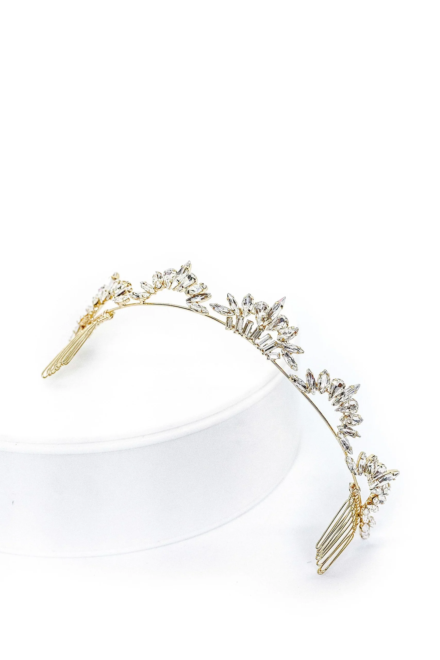 Marquise Crystal Arch Tiara