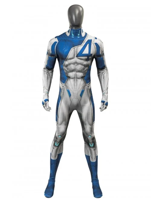 Marvel Rivals Mister Fantastic Bodysuit 2025 Printed Edition Halloween Cosplay Costume Set