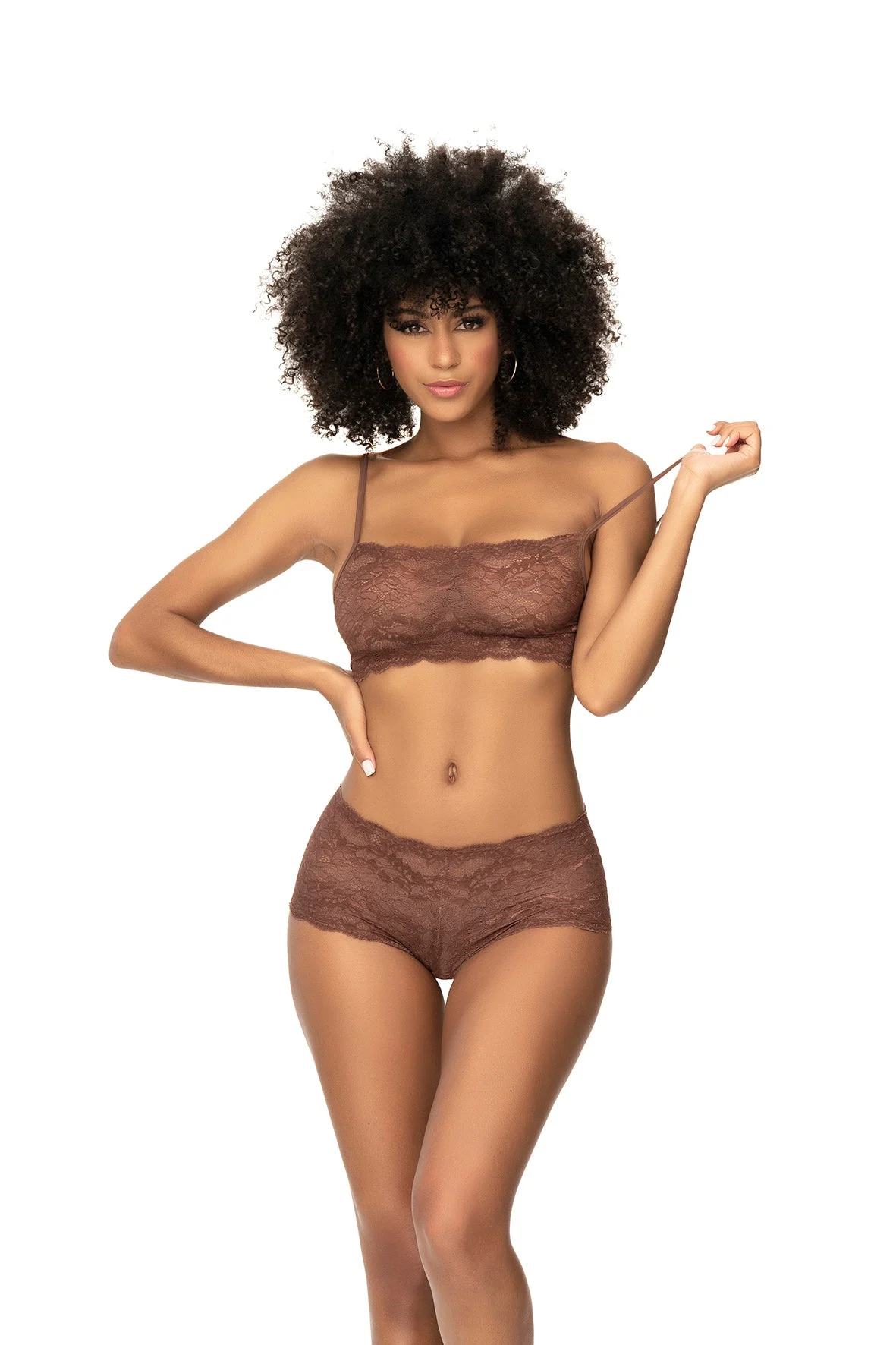 Matching Seamless Bralette & Boyshorts Set