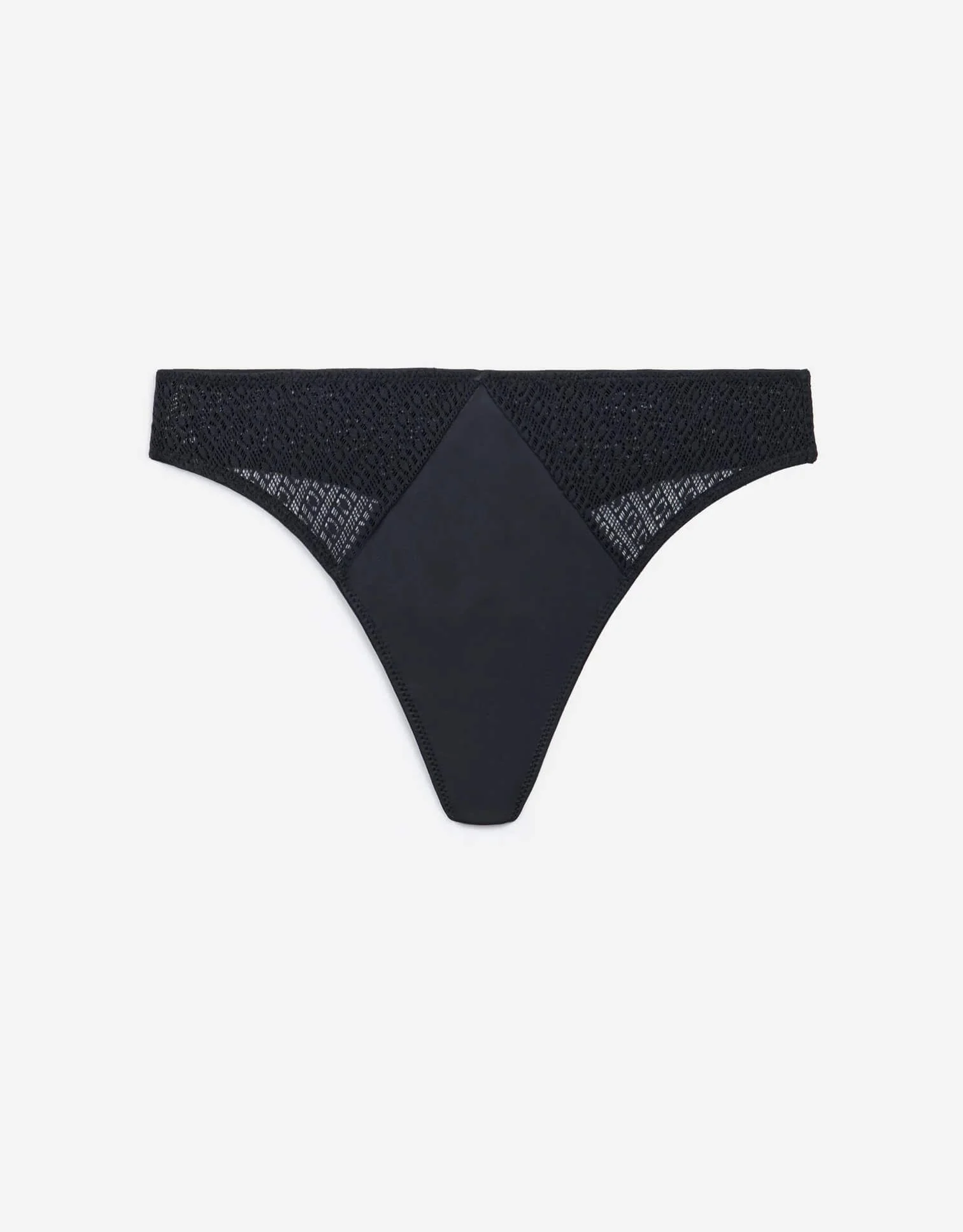 Matrix Thong in Black