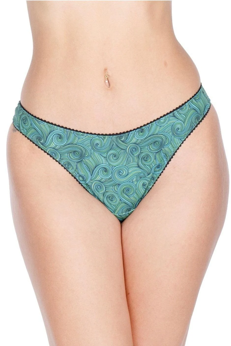 MAYA high leg thong