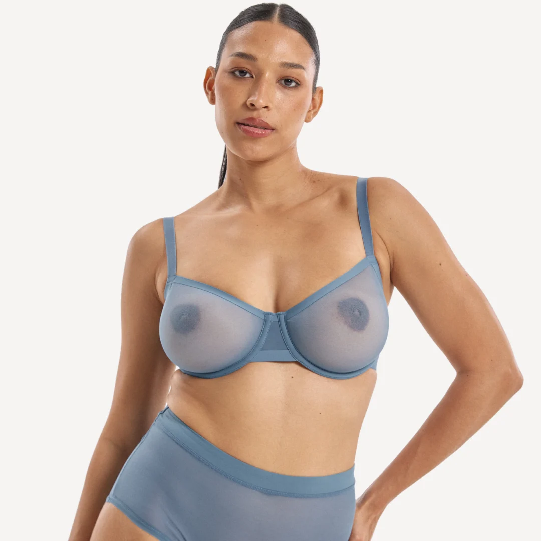 Mesh Balconette Bra - Archive