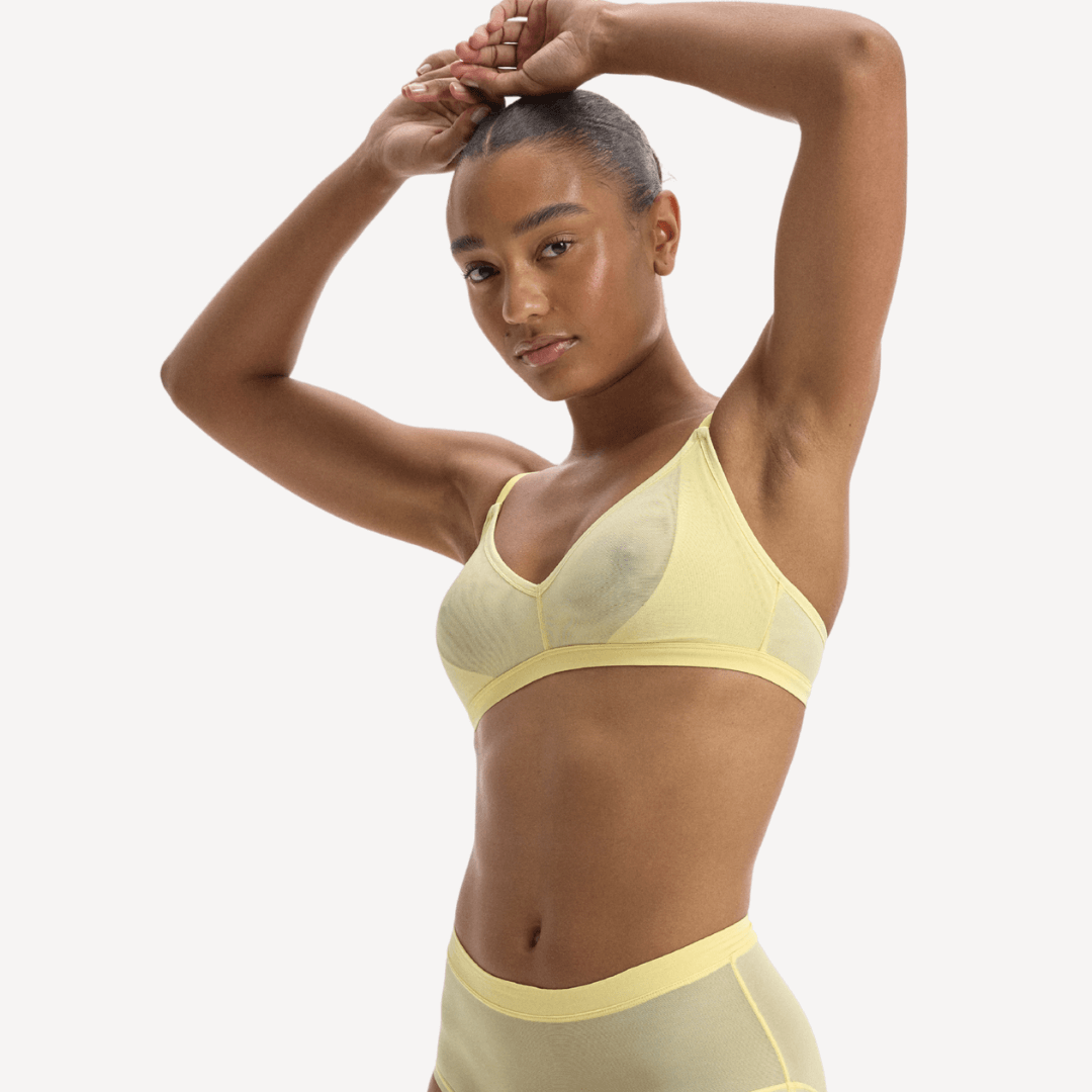 Mesh Comfort Wirefree Bralette - Archive