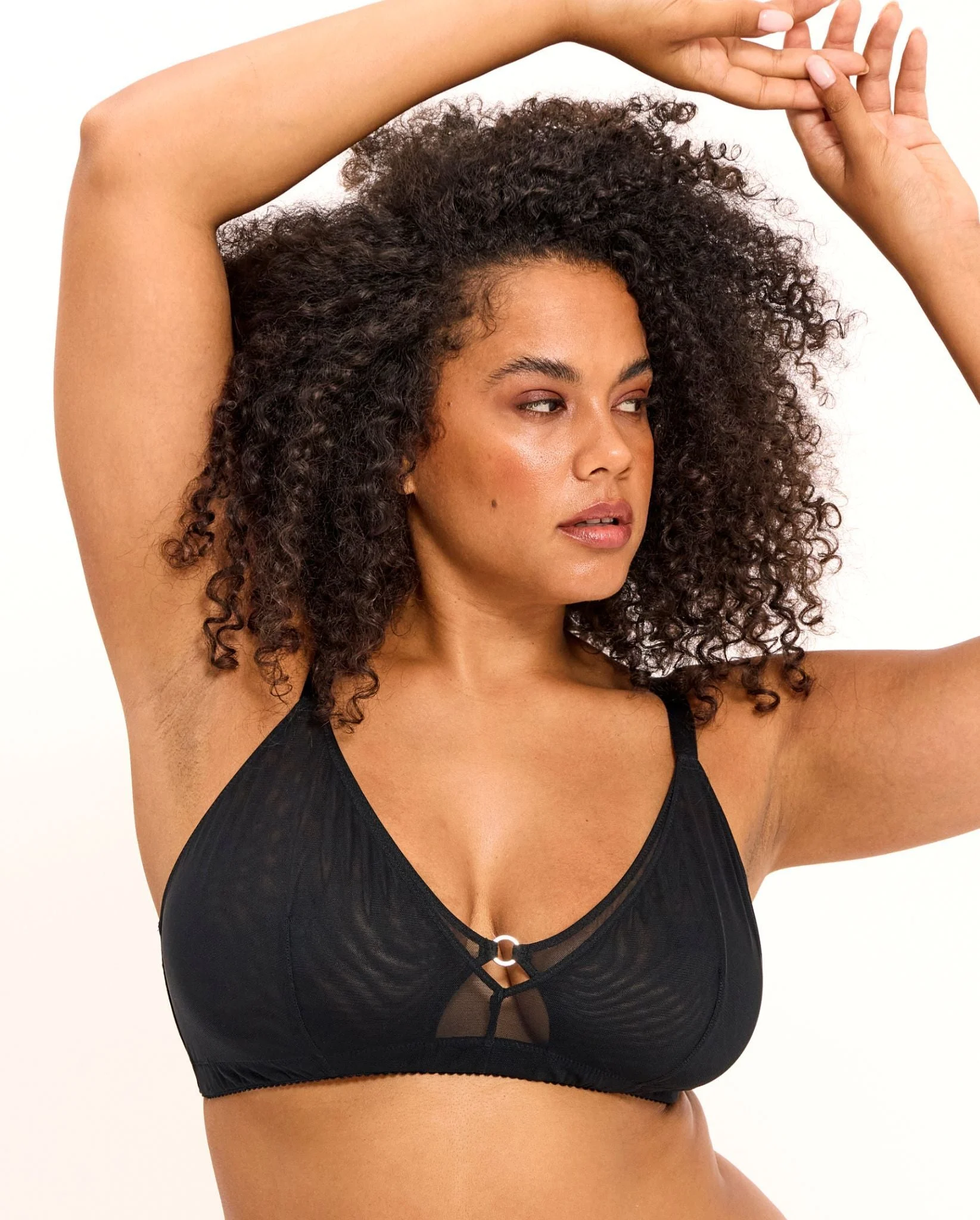 Mesh Double Triangle+ Bralette