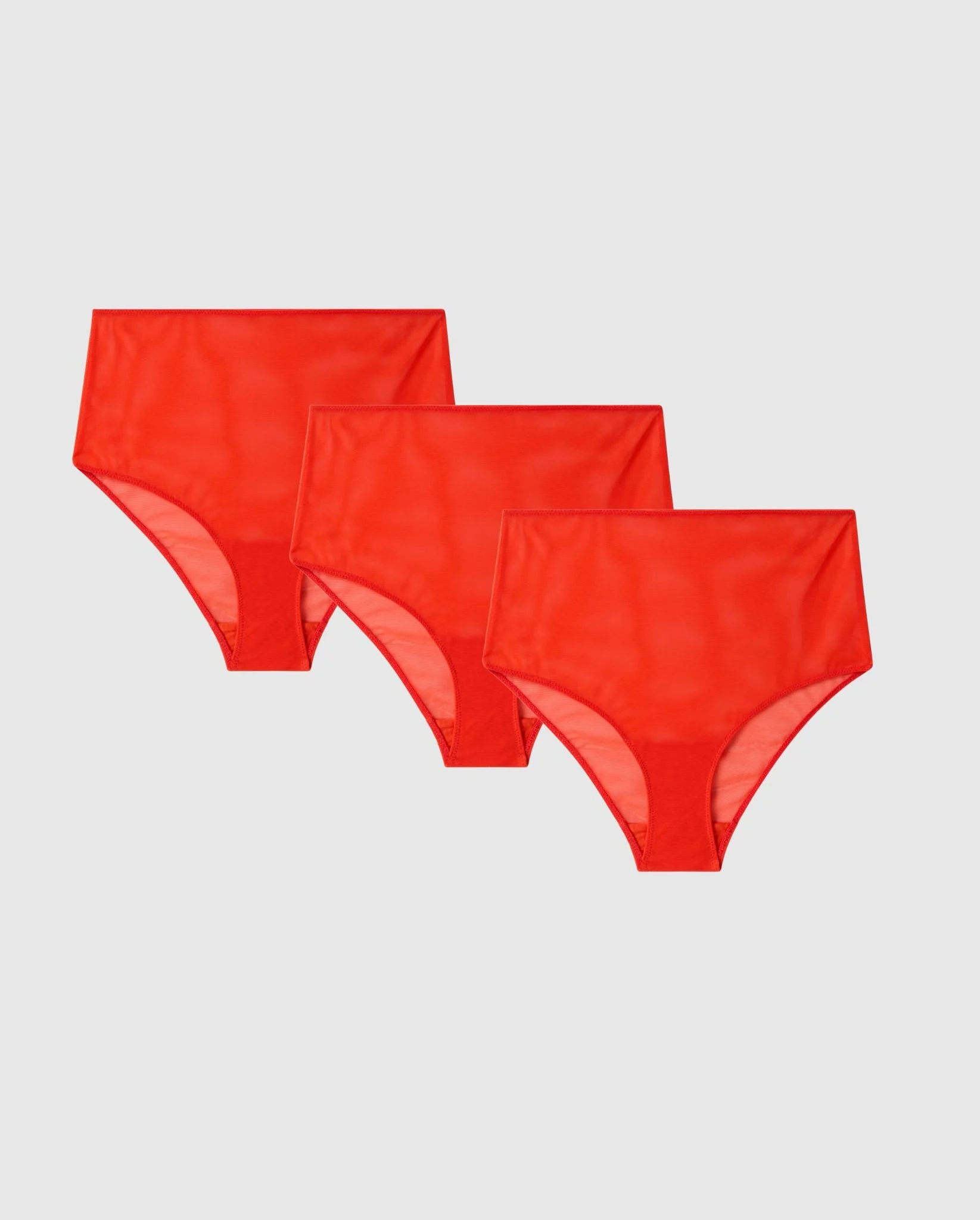 Mesh Highwaist Briefs 3-Pack
