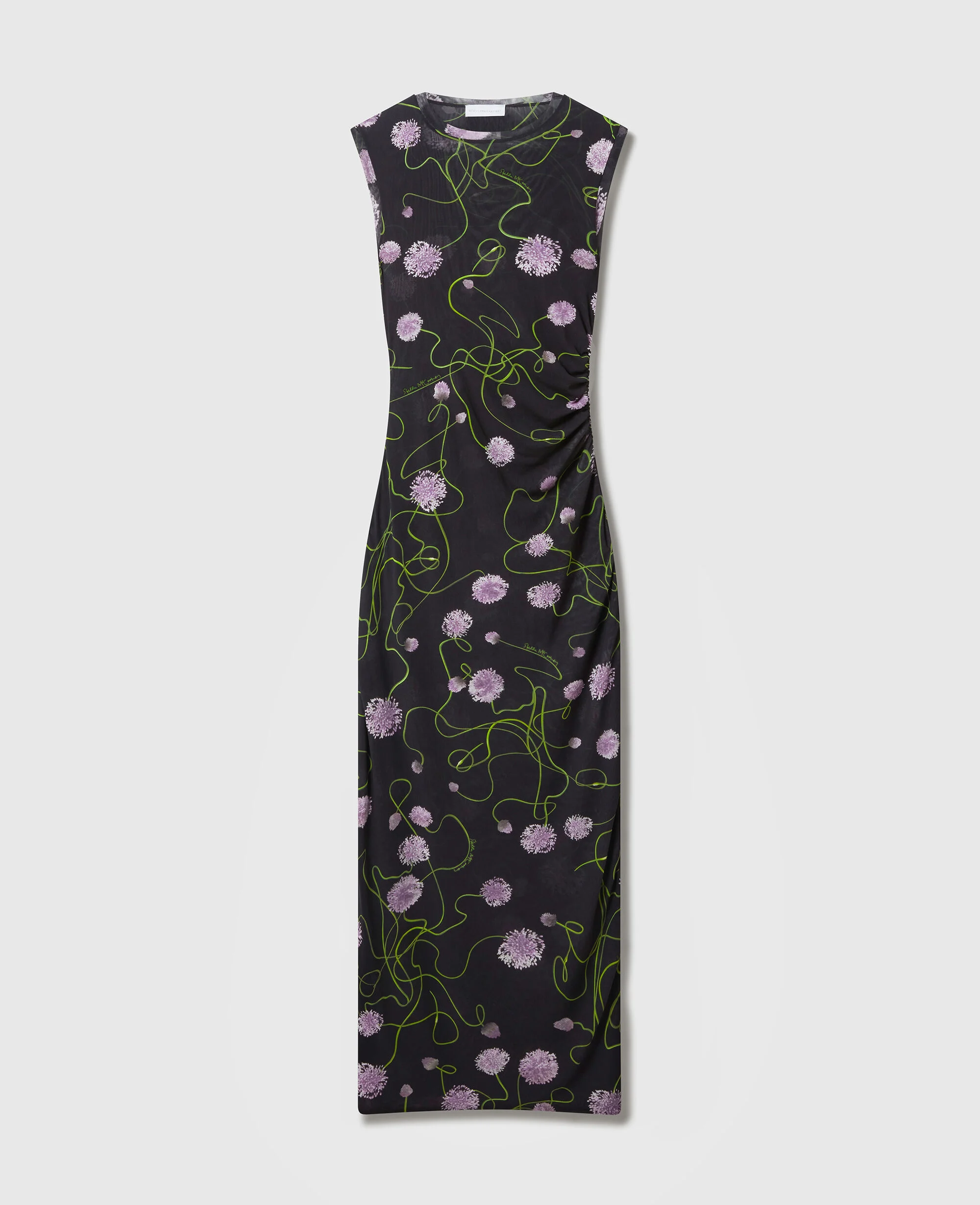 Mesh Twisted Floral Dress
