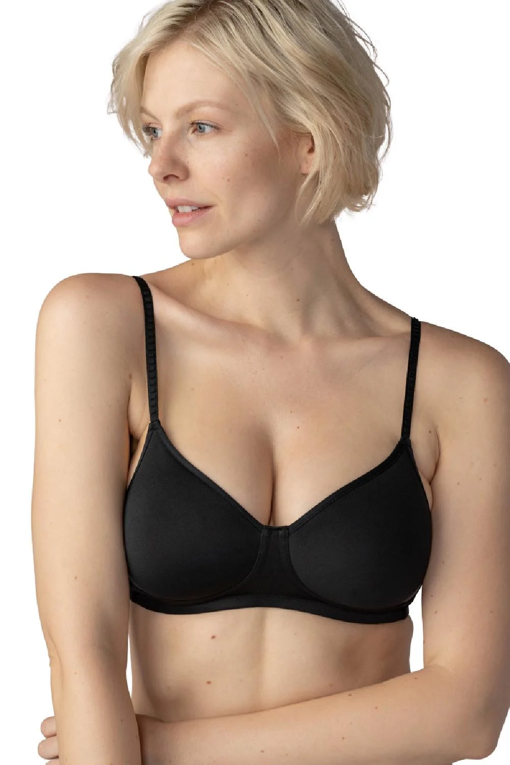 Mey Joan Wireless Spacer Bra, Black (74217)