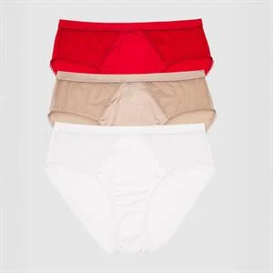 Micro Dressy High Waist Brief (Pack of 3)
