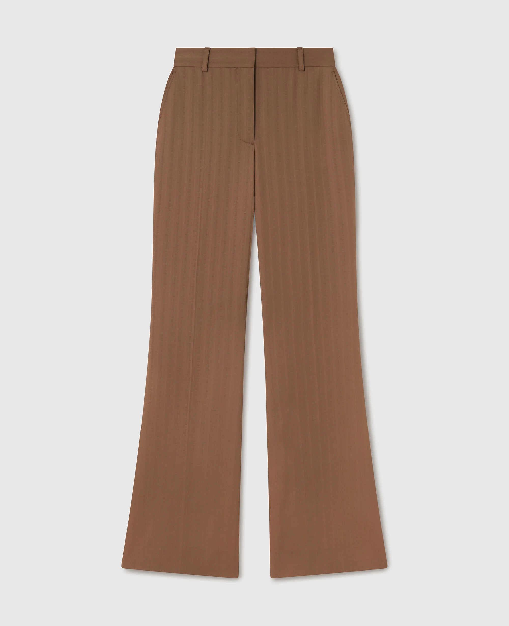Mid-Rise Bootcut Trousers
