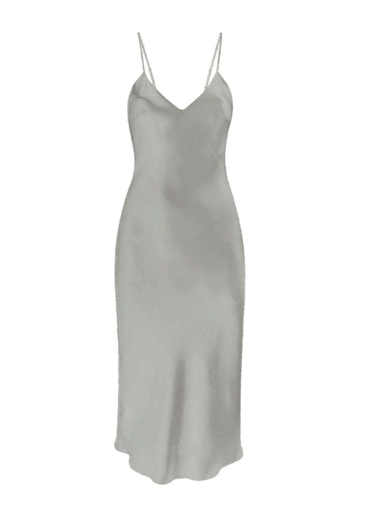 Midi Silk Slip Dress
