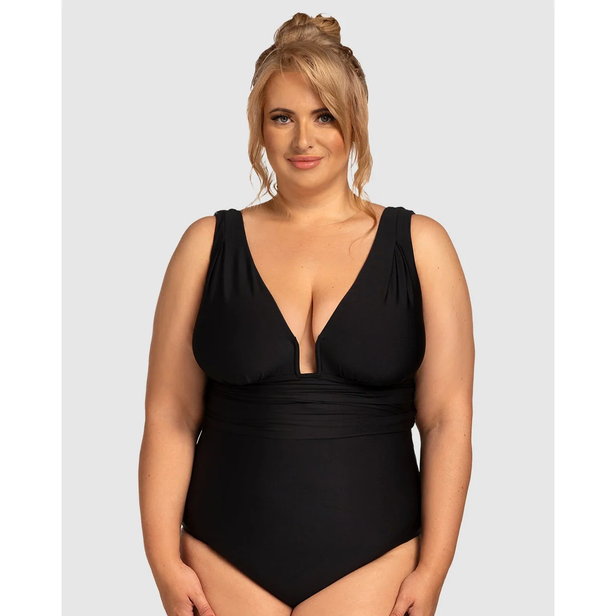 Milano Plunge Full Bust One Piece Swimsuit