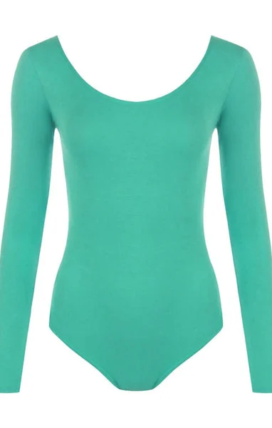Mint Crew Long Sleeve Bodysuit - Vivara