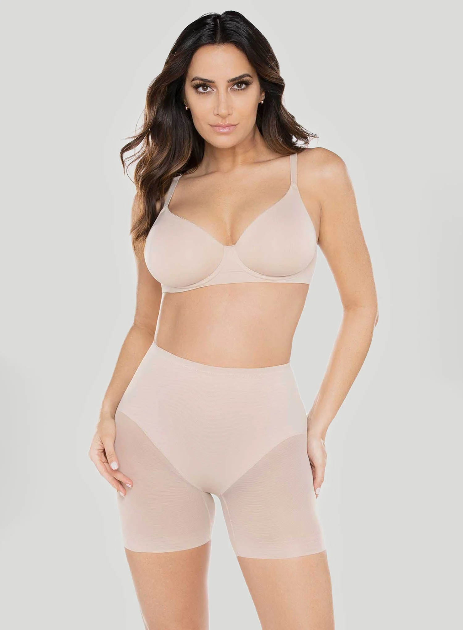 Miraclesuit: Sheer X-Firm Derriere Lift Boyshort Nude