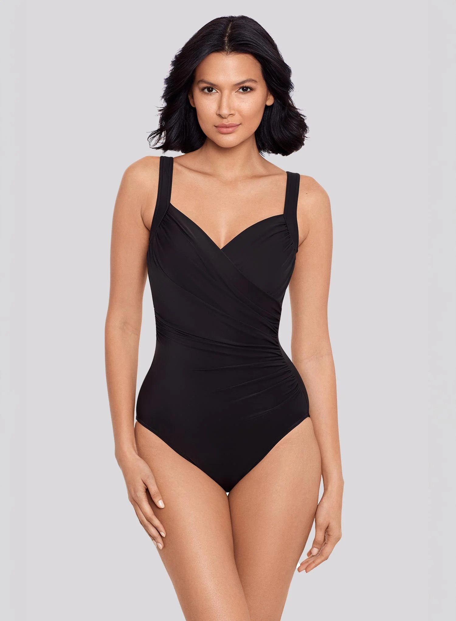 Miraclesuit Swimwear: Sanibel DD Cup Underwired Shaping One Piece Black