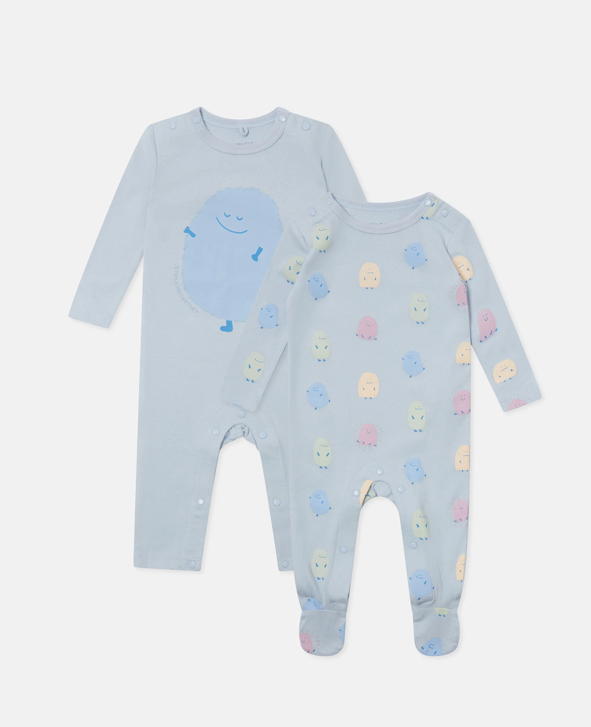 Monster Printed Romper Set