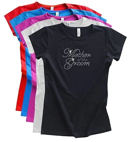 Mother of the Groom Short Sleeve Crew Neck Tee