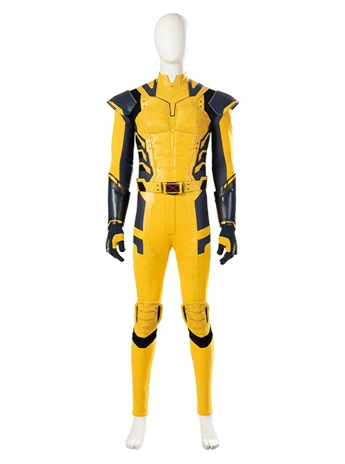 Movie Deadpool 3 James Howlett Wolverine Halloween Cosplay Costume Set Without Boots Without Wolf Paws