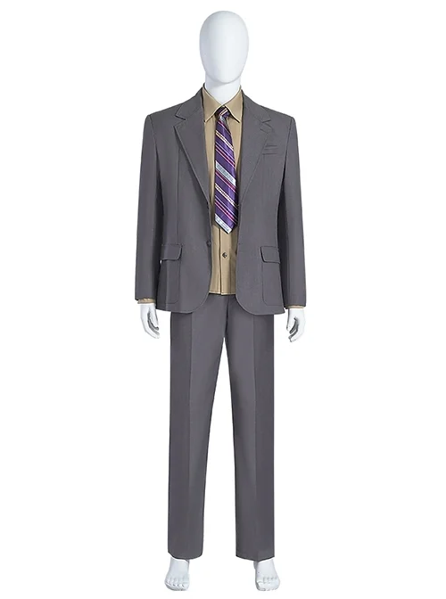 Movie Joker 2 Folie A Deux Joaquin Phoenix Version Joker Halloween Cosplay Costume Set Without Shoes