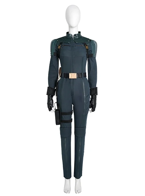 Movie Thunderbolts Yelena Belova Black Widow Bodysuit Halloween Cosplay Costume Set Without Shoes