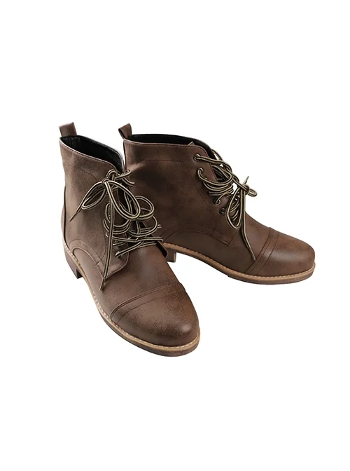 Movie Wonka Willy Wonka Halloween Cosplay Accessories Brown Shoes