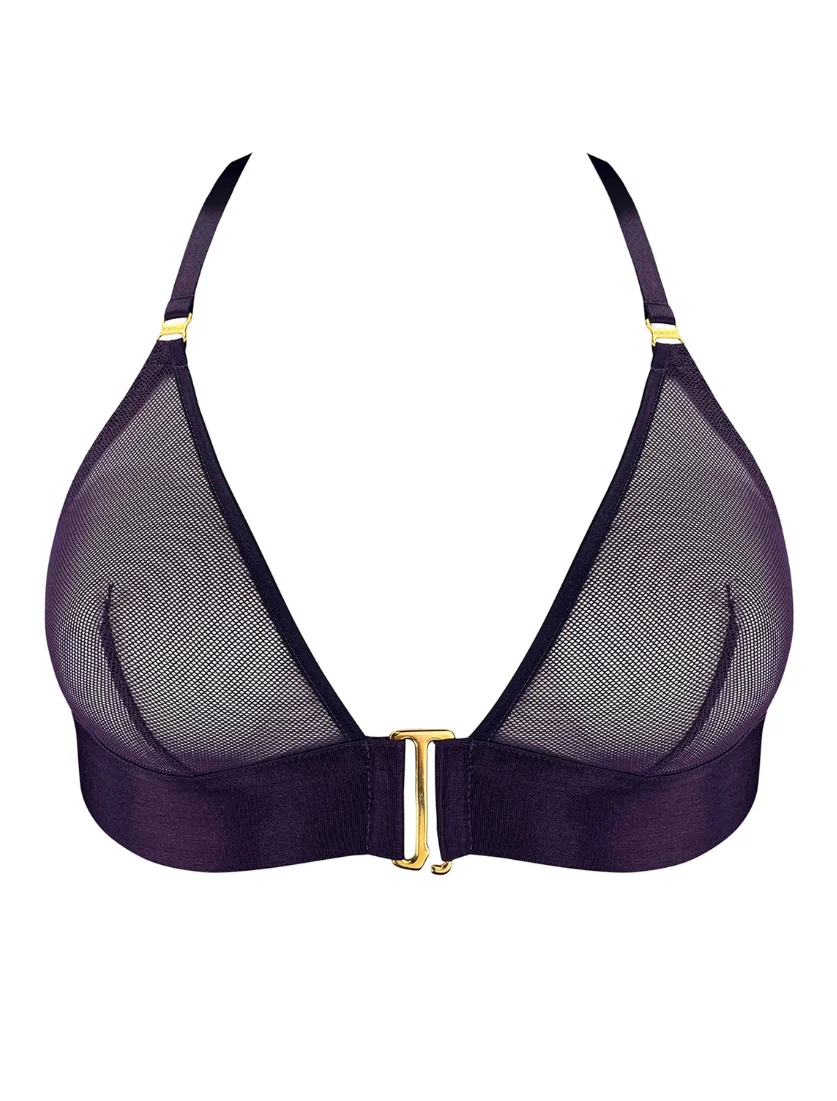 Nara Deep Purple Soft Triangle Bra