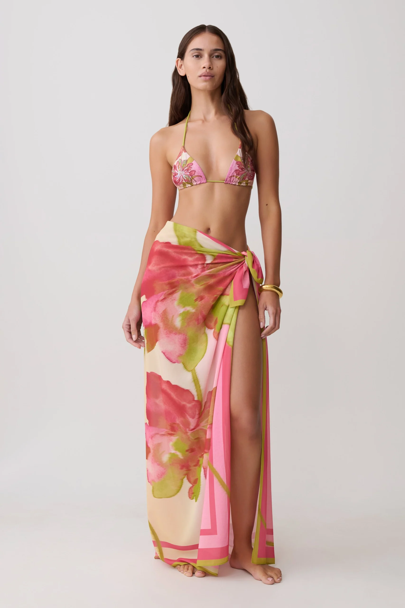 NenaPrinted Sarong - Camillea Flower Print