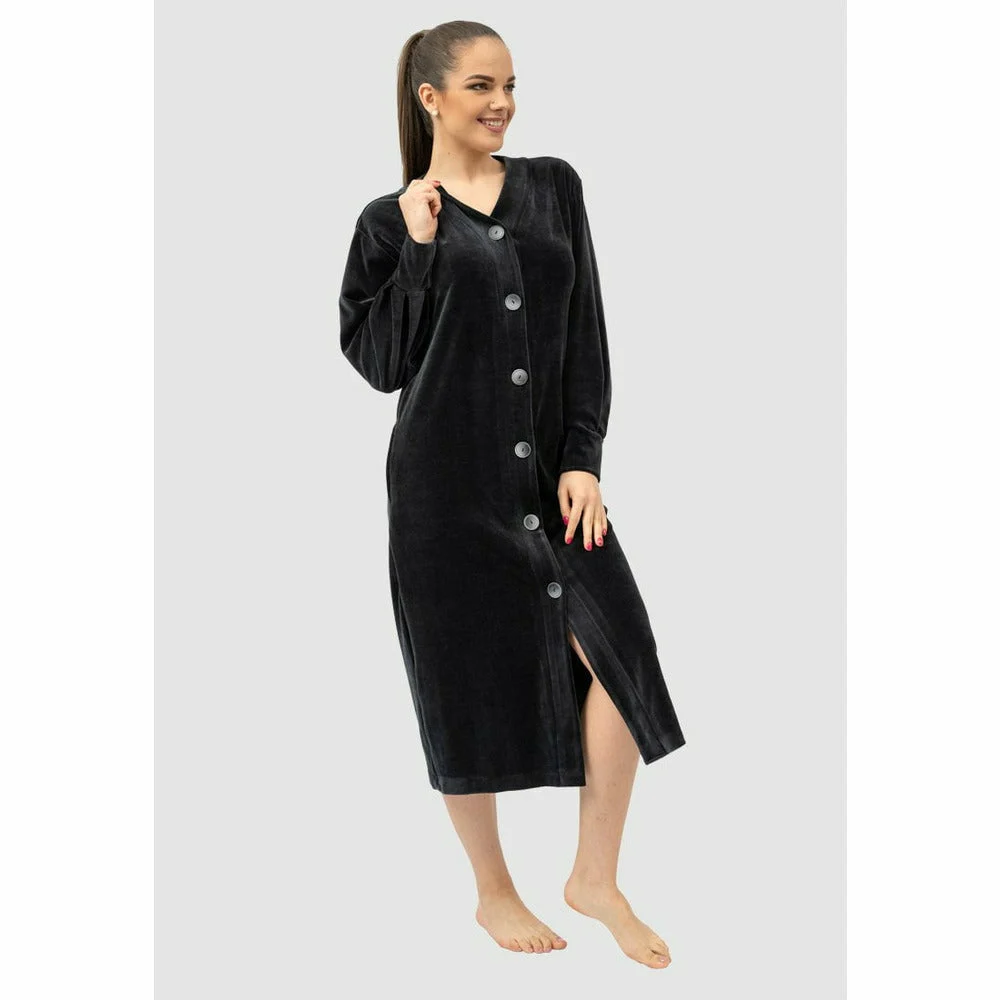 Newport Button Up Modal & Cotton Robe