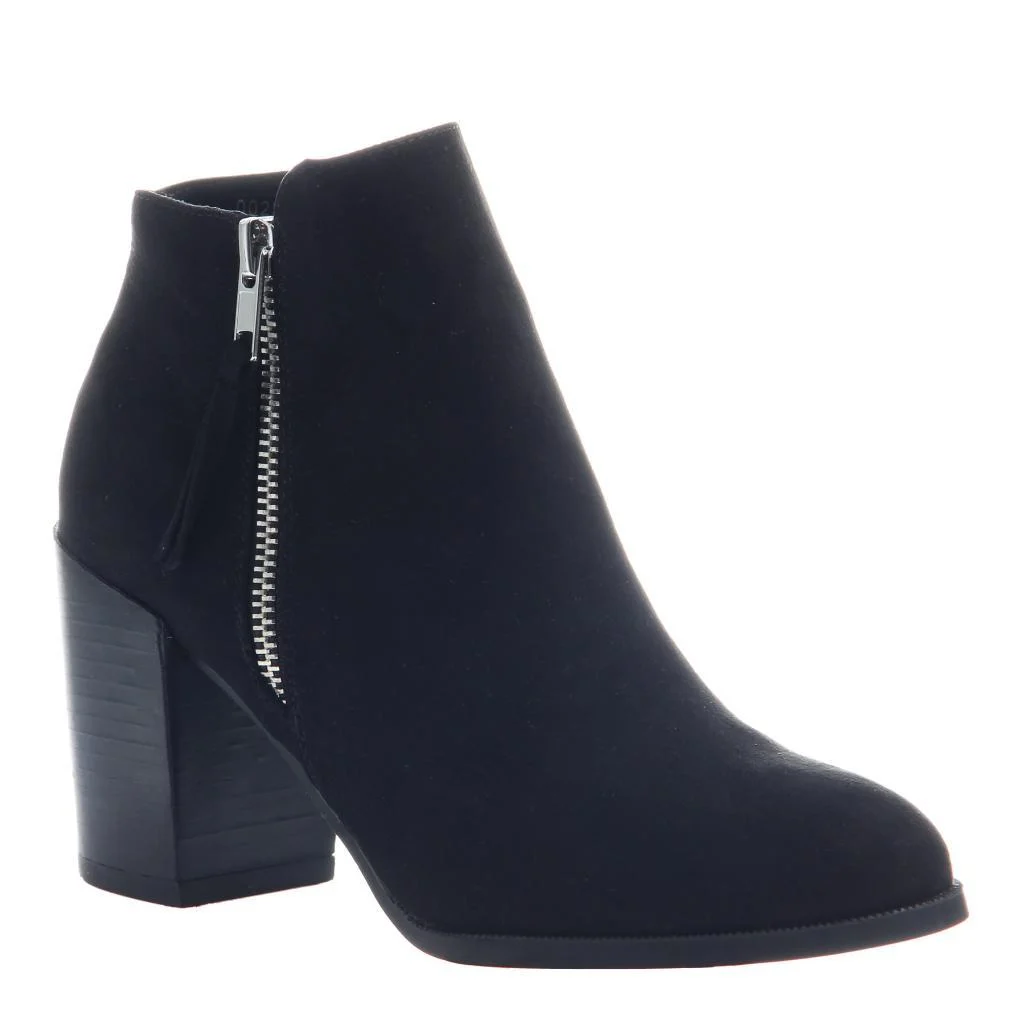 Nicole Go Go Chunky Heel Ankle Bootie