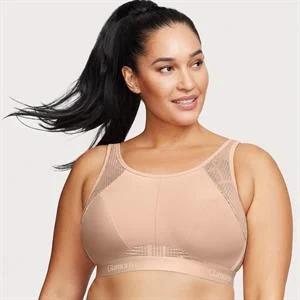 No-Sweat Mesh Sports Bra