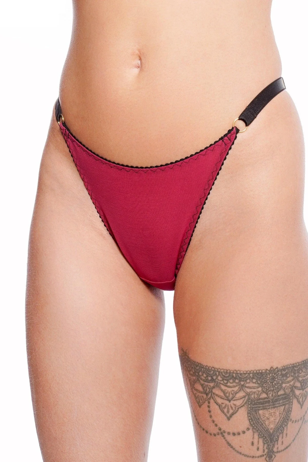 NOA mesh strappy thong