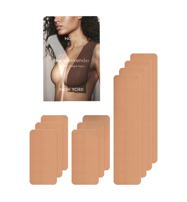 NOOD The Weekender Pre-Cut Travel Adhesive Breast Tape - Soft Tan / No. 5